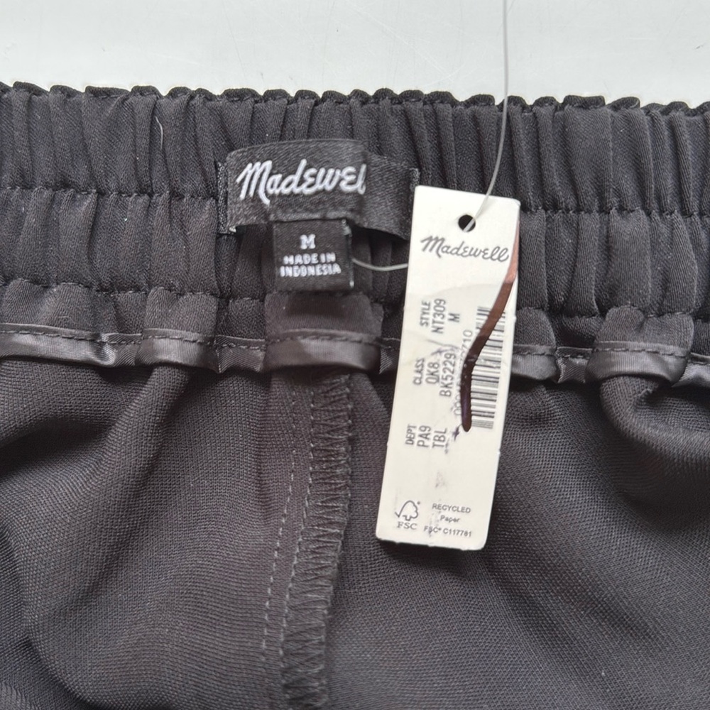 Madewell Black Wide Leg Pull On Dress Pants M NWT - Picture 6 of 6